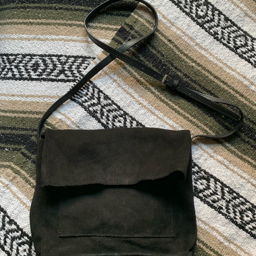 Faux Suede Purse